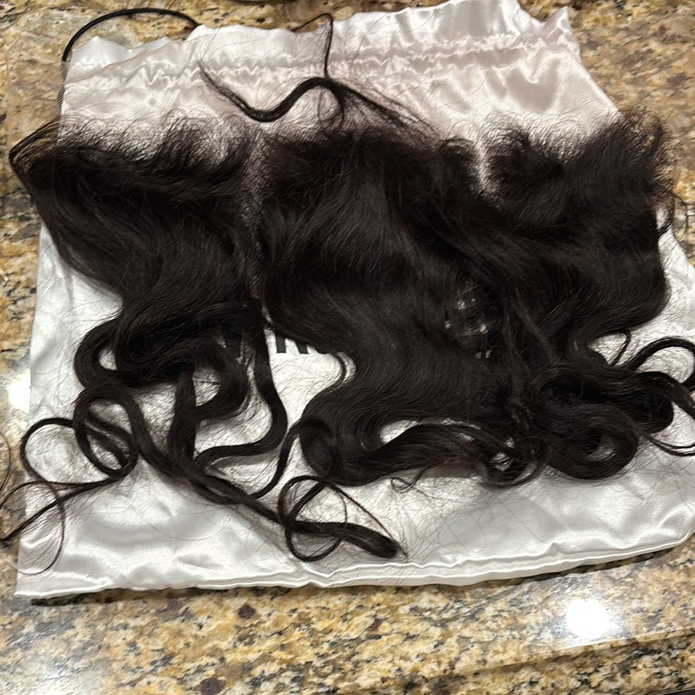 Luxurious Black Human hair frontal. New!!